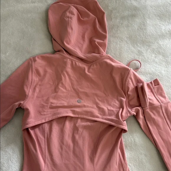 Lululemon Pink Zip-Up Hoodie Jacket - Picture 2 of 4